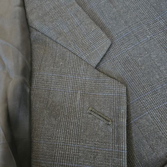 Hart Schaffner Marx Softly Tailored Blazer Dillards Wool Suit Jacket Size 41R - Picture 6 of 16